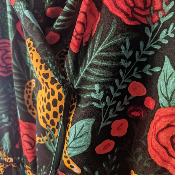 America & Beyond Jaguar Dreams Print Jumpsuit - Picture 3 of 8